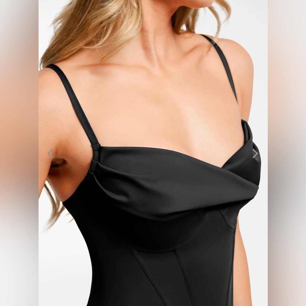 Popilush Shapewear Draped Bust Hourglass Corset Bodysuit, NWT, Size Small - Picture 4 of 10
